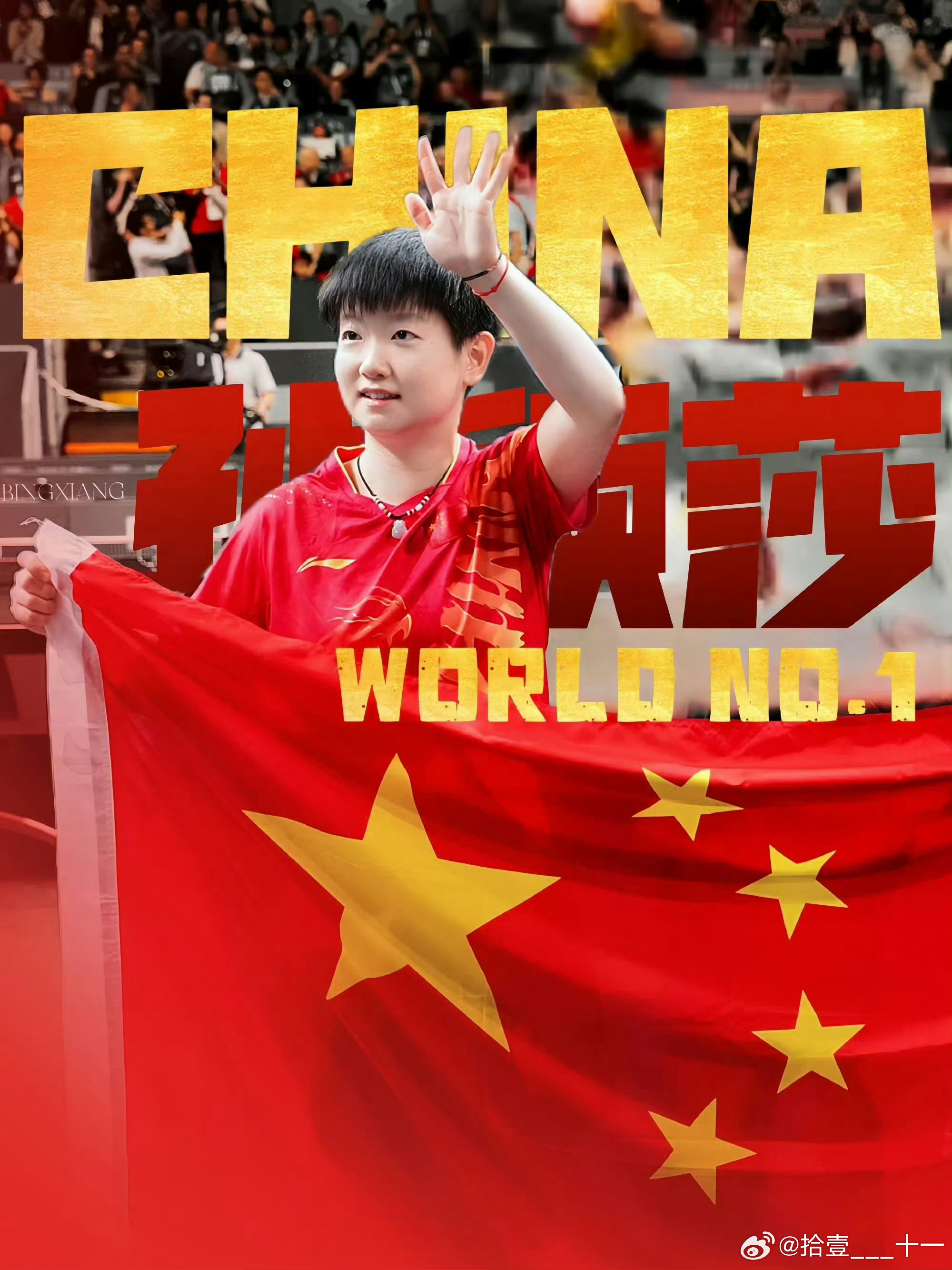 乒坛新星孙颖莎以10800分荣登世界排名榜首，闪耀全球乒坛！