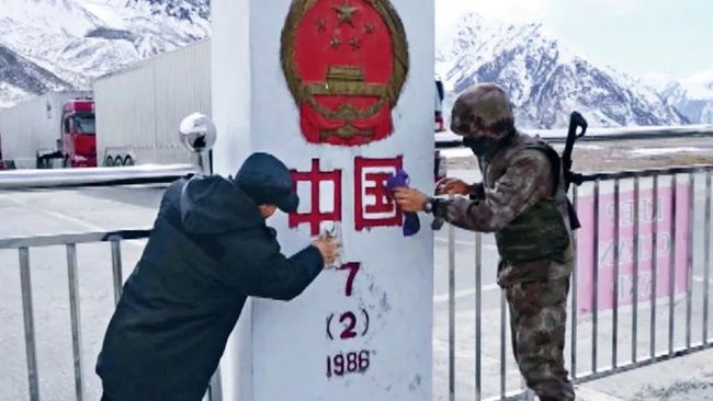 守护边界的誓言，一毫米都不允许移动