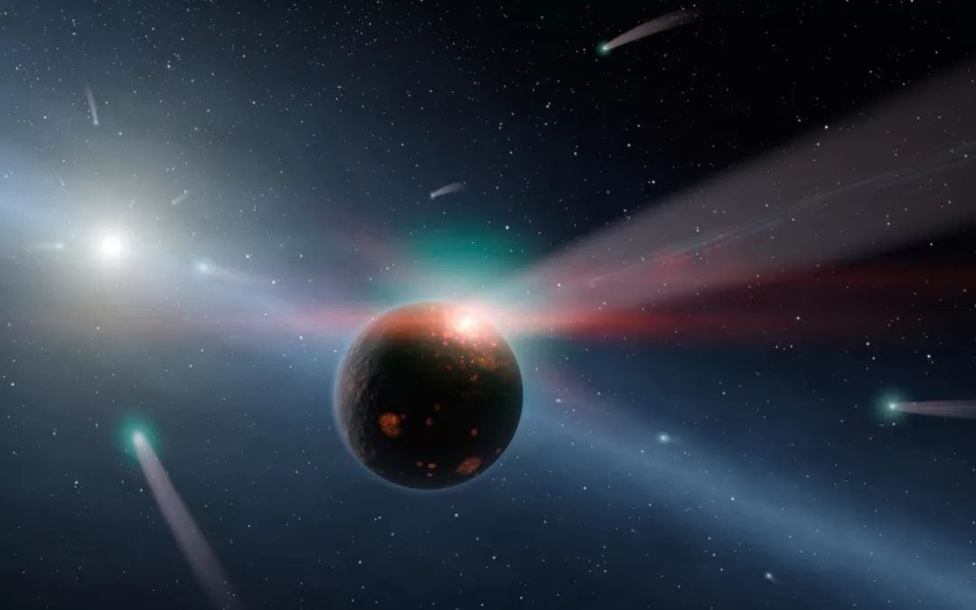 彗星与定都阁，神秘同框天文奇观