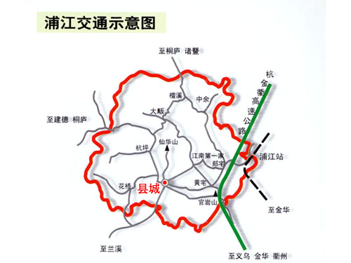 浦江县最新地图及相关论述综述