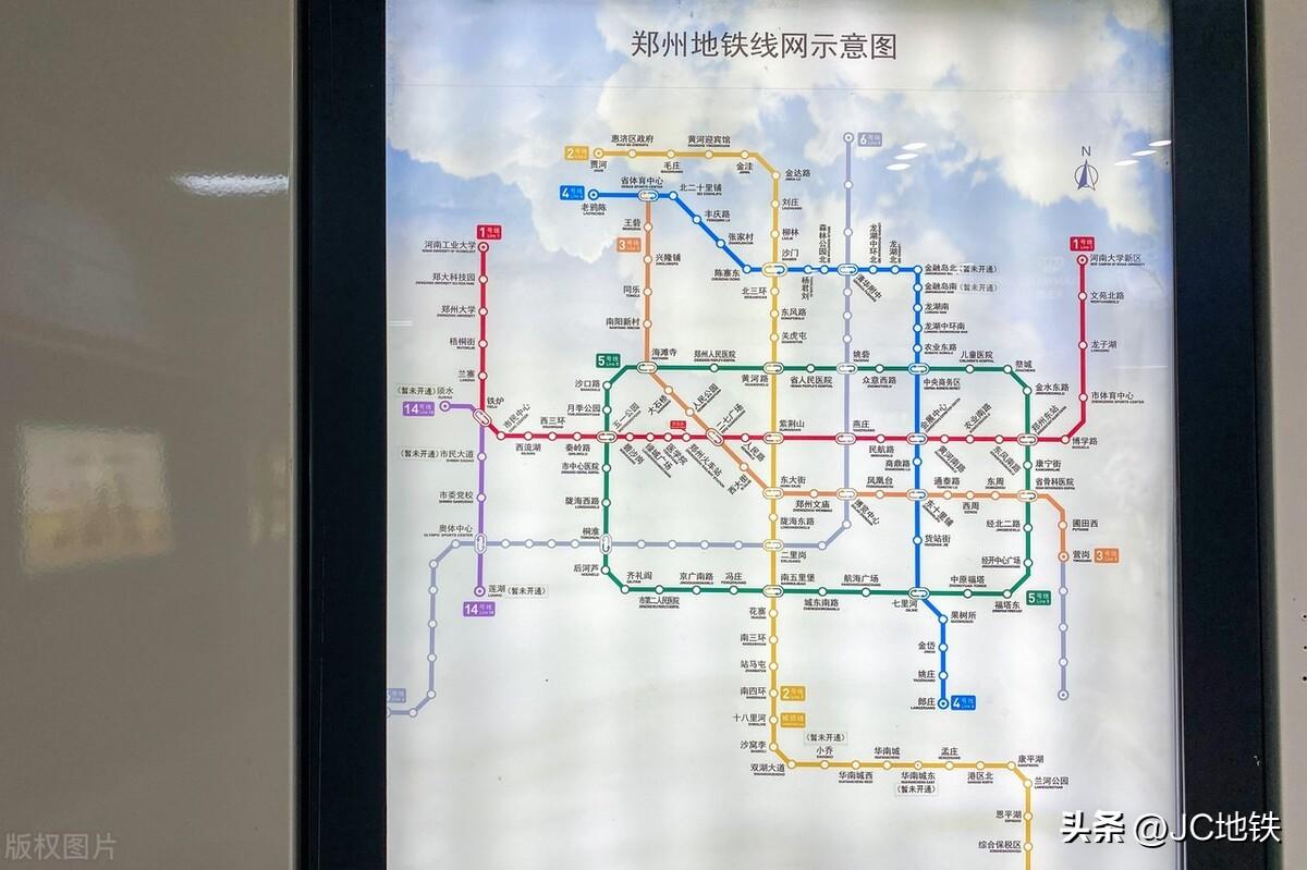 科技重塑城市脉络，郑州地铁线路图最新，智能出行新时代畅享指南