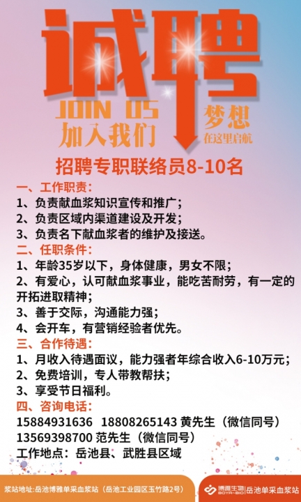 最新招聘信息 第6页