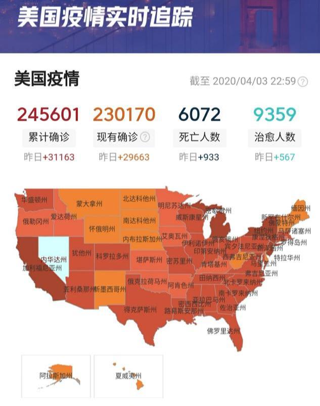 美国疫情最新动态更新