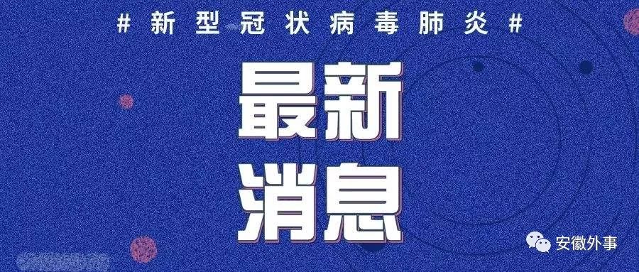 安徽肺炎疫情最新动态更新🌸