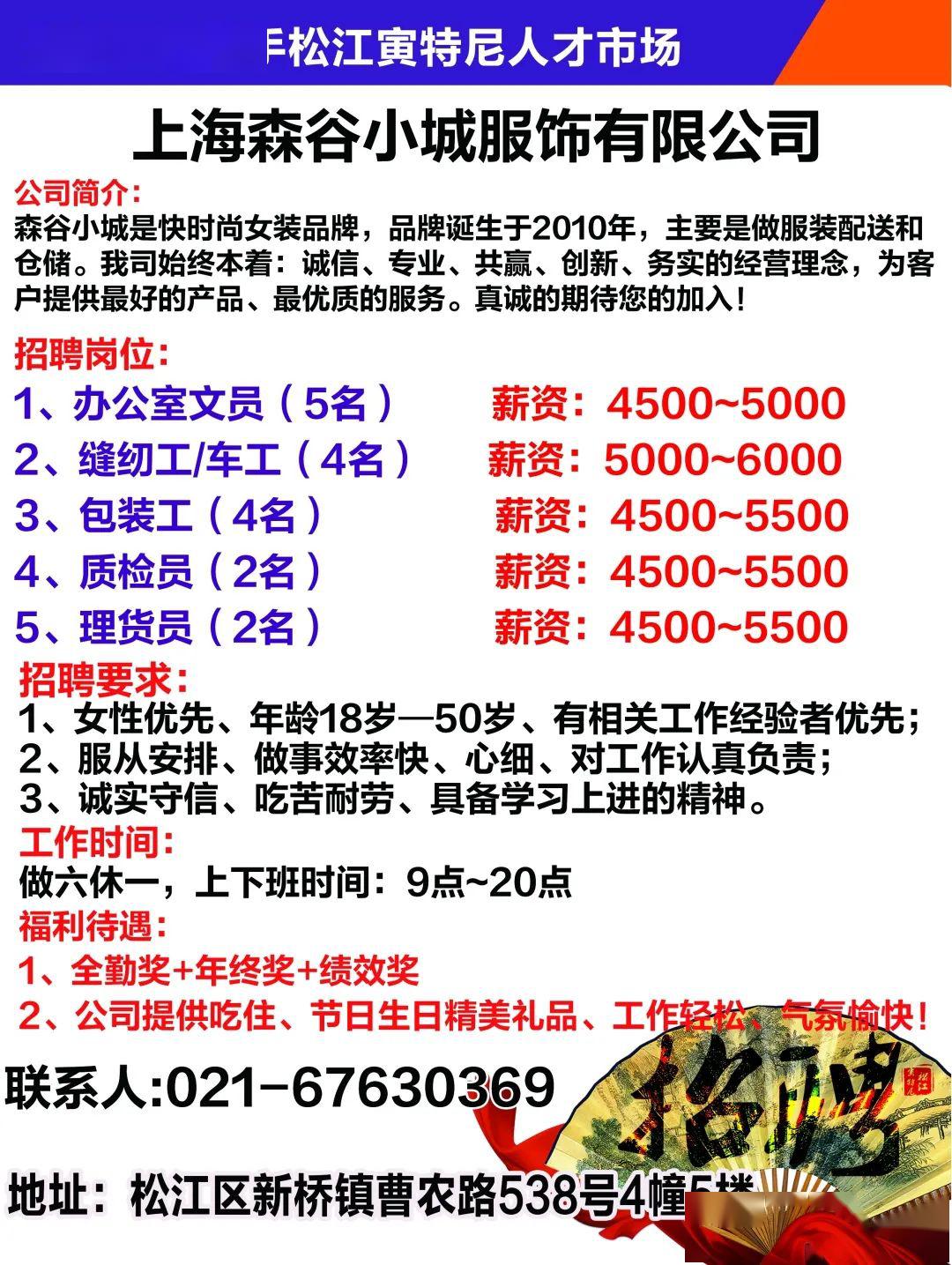 最新招聘信息 第5页