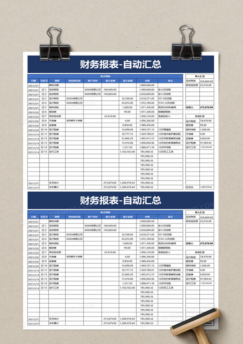 最新财务报表下载及其观点论述