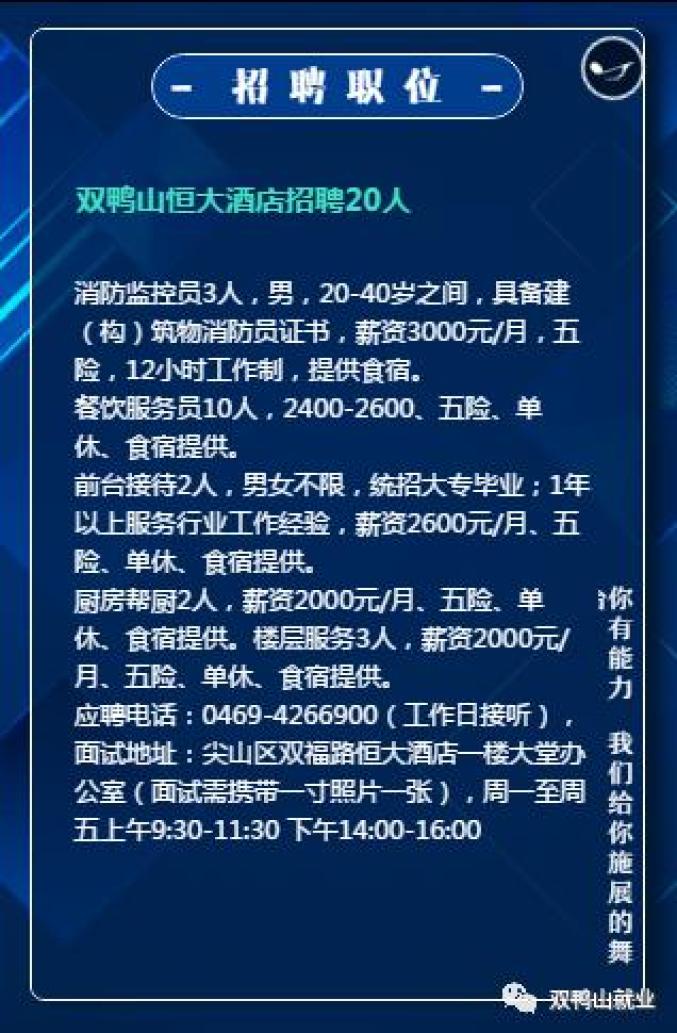 调兵山最新招聘信息全面更新，求职者的福音！